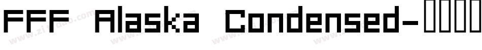 FFF Alaska Condensed字体转换